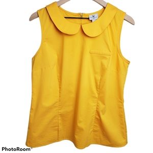 Worthington | Sleeveless Peter Pan Collar Tops